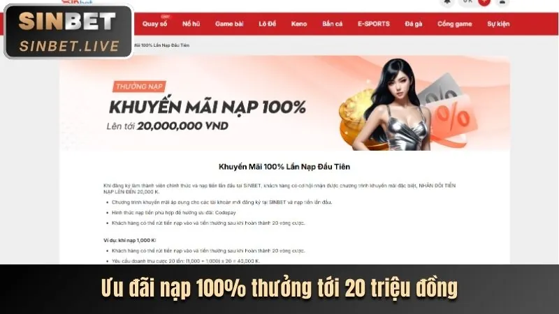 Thưởng nạp lại hàng ngày jj8